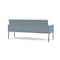 Lesro Mystic Lounge Reception Sofa, Black, RS Rain Song Back, MD Titan Seat, RS Rain Song Arm Panels ML1601 - alternate 2